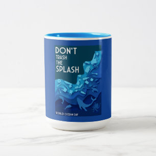 World Ocean Day  Two-Tone Coffee Mug