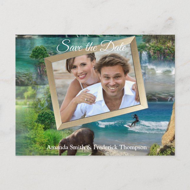 World Oceans & Rivers, Lakes & Sport Activities Announcement Postcard (Front)