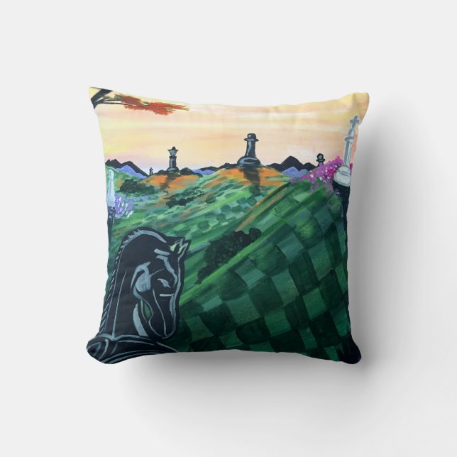 World Of Chess  Cushion (Front)