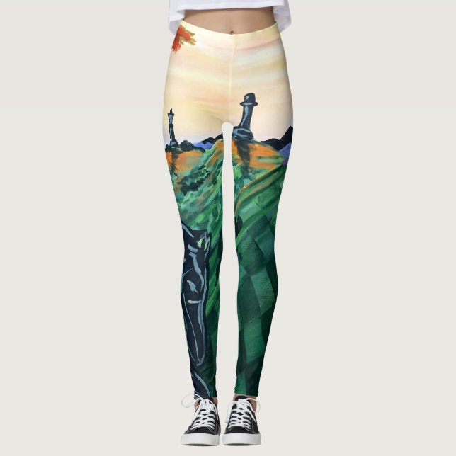 World Of Chess Leggings (Front)
