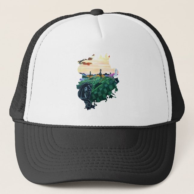 World Of Chess Trucker Hat (Front)