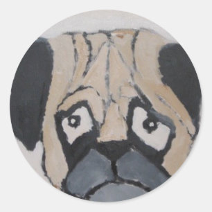 world of eric ginsburg erics land classic round sticker