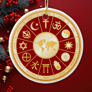 World of Faith Ceramic Ornament