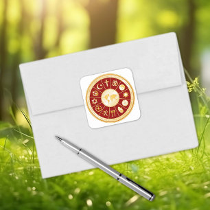 World of Faith Square Sticker