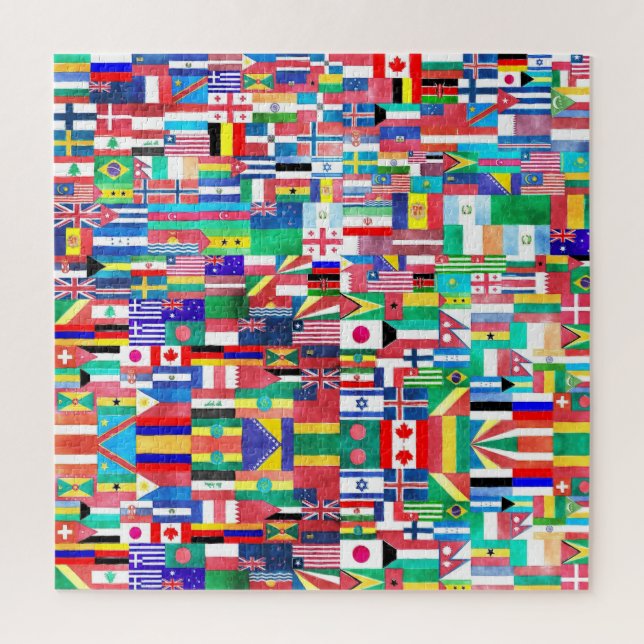 World Of Flags Jigsaw Puzzle (Vertical)