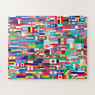 World Of Flags Jigsaw Puzzle