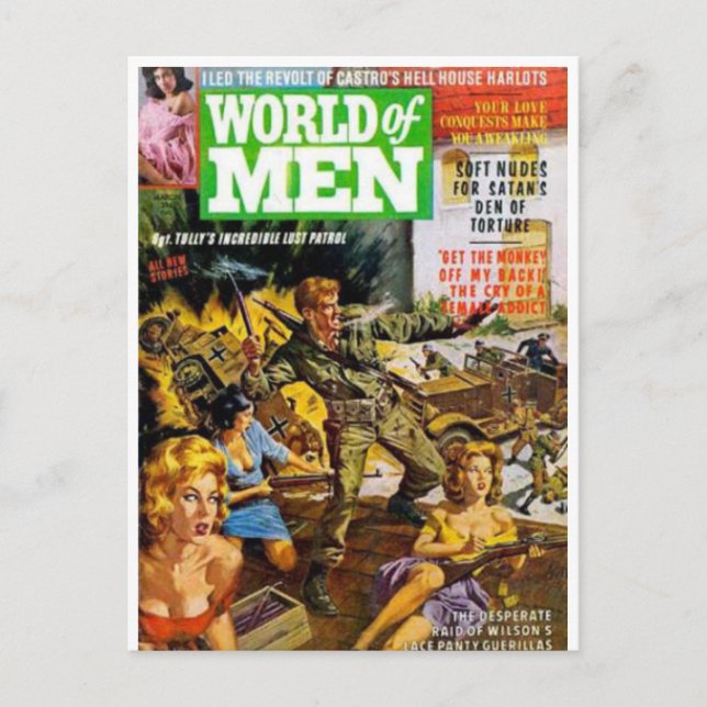 World of Men 1 Postcard (Front)