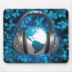 World Of Music Mouse Pad
