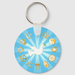 World of Peace Key Ring