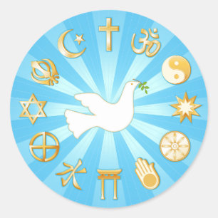 World of Peace Sticker