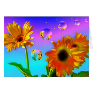 World of Sunflowers Card