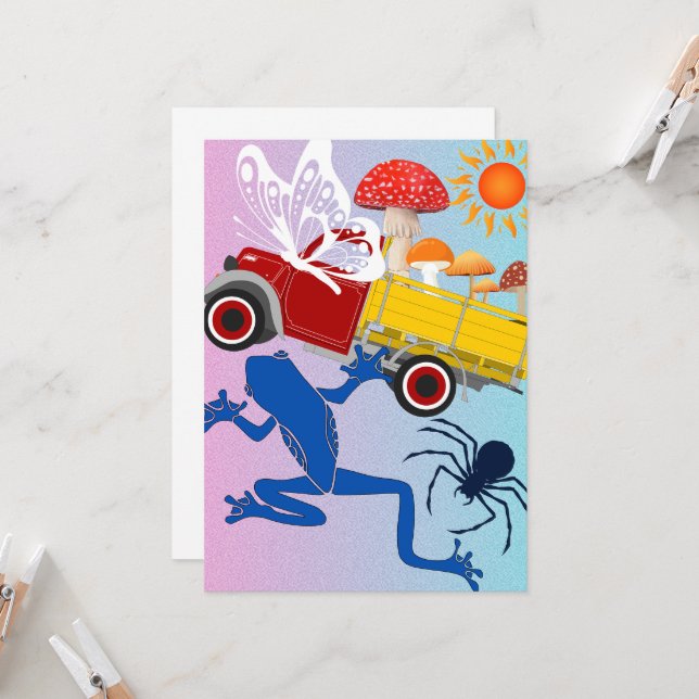 World of wonders  invitation (Front/Back In Situ)