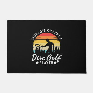 World Okayest Disc Golf Player Doormat