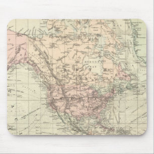 World on Mercator's Projection Mouse Pad