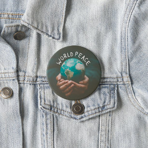 World Peace 7.5 Cm Round Badge