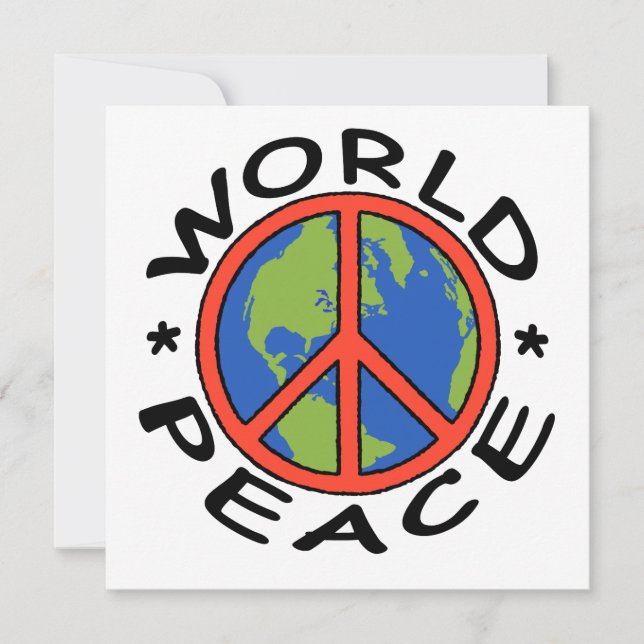 World Peace Card (Front)