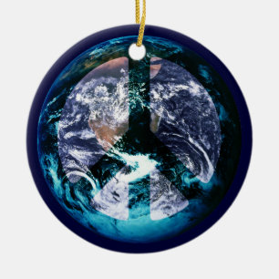 World Peace Ceramic Tree Decoration