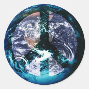 World Peace Classic Round Sticker