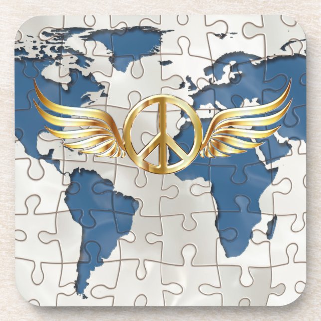 World peace coaster (Front)