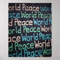 World Peace Colorful Love Peaceful