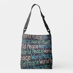 World Peace Colourful Love Peaceful Crossbody Bag