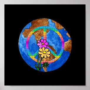 World Peace Colours Poster