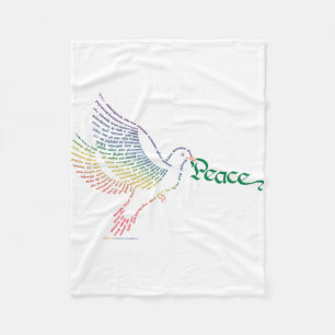 World Peace Dove Blanket