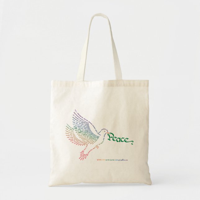 World Peace Dove Tote (Front)