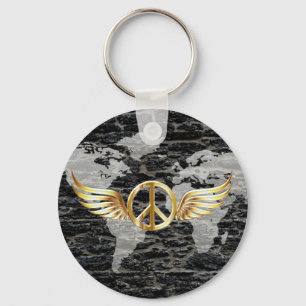 World peace key ring