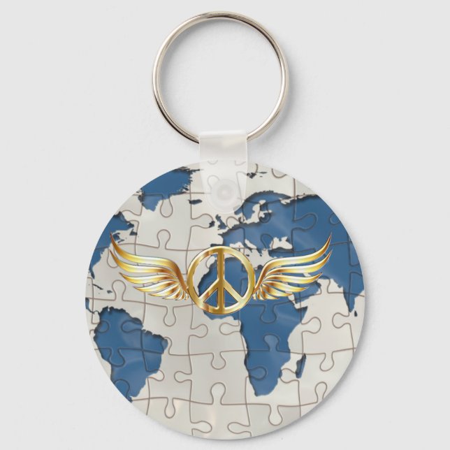 World peace key ring (Front)
