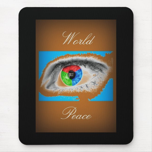 WORLD PEACE MOUSE PAD (Front)