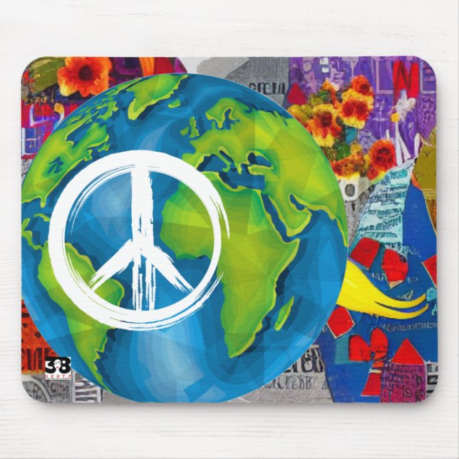 World Peace Mouse Pad (Front)