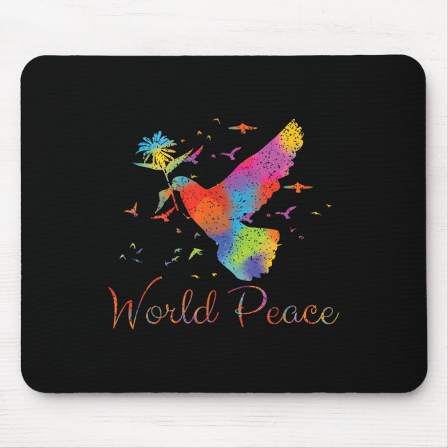 World Peace  Mouse Pad (Front)
