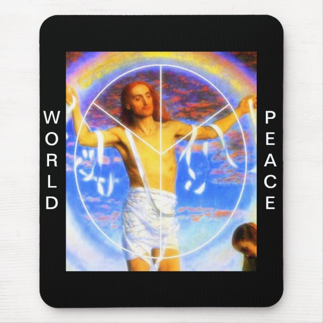 WORLD PEACE MOUSE PAD (Front)