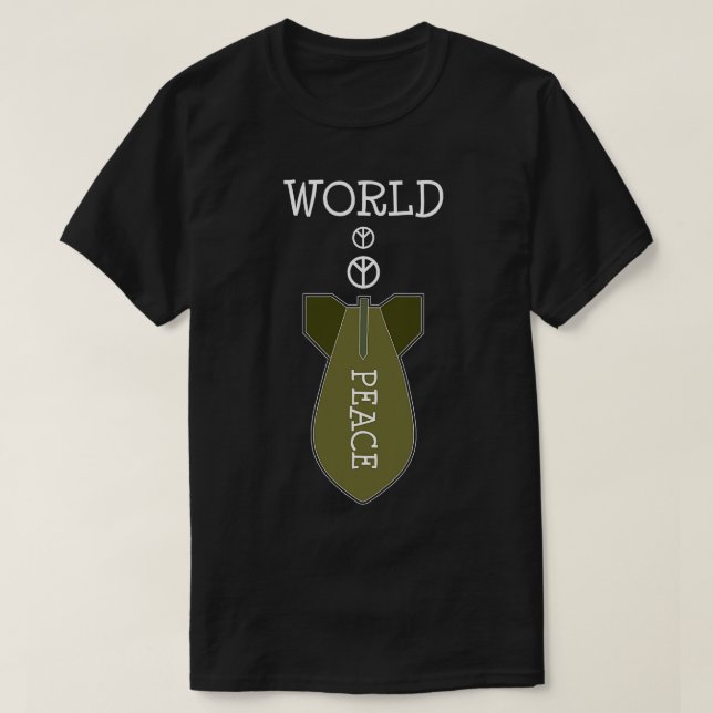 World Peace No1 T-Shirt (Design Front)
