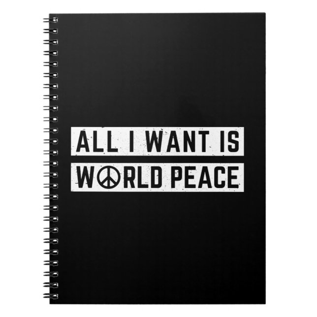 World Peace Notebook (Front)