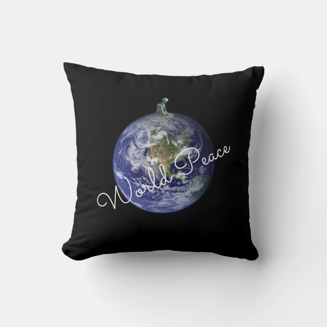 World Peace Pillow (Front)