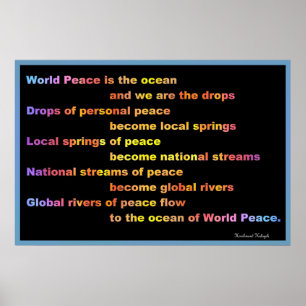 World Peace Poster