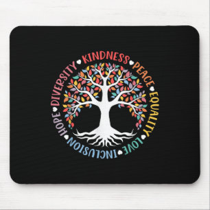 World Peace Supporter Retro Women Men Apparel Kind Mouse Pad
