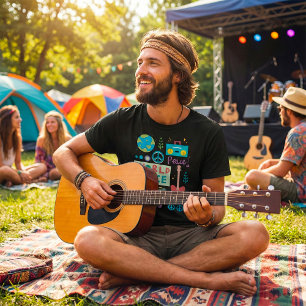 World Peace Symbols Mens T-Shirt