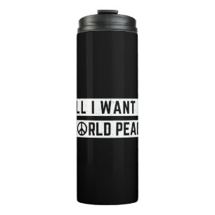 World Peace Thermal Tumbler