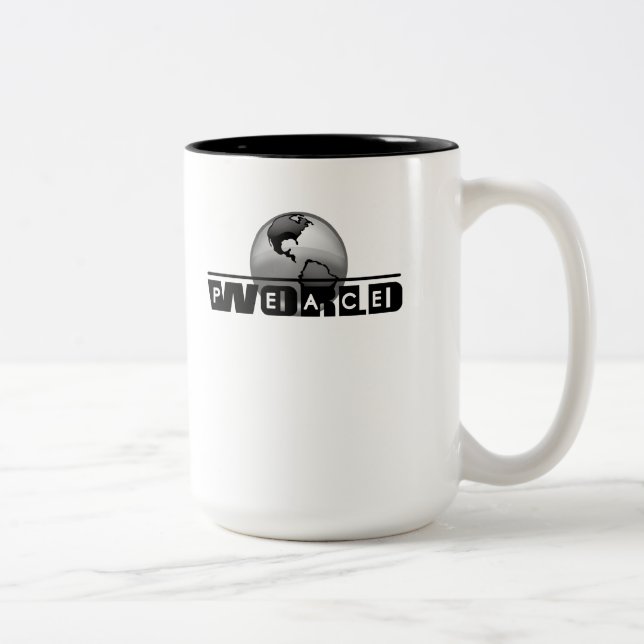 World Peace Two-Tone Coffee Mug (Right)