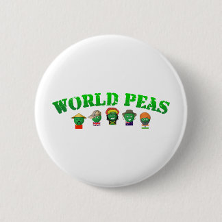 World Peas 6 Cm Round Badge