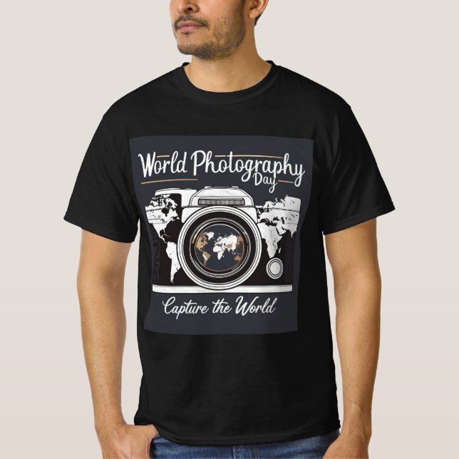 World Photography Day T-Shirt (Front)