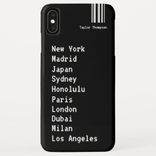 World Places Travel Inspired Custom iPhone XS Max Case