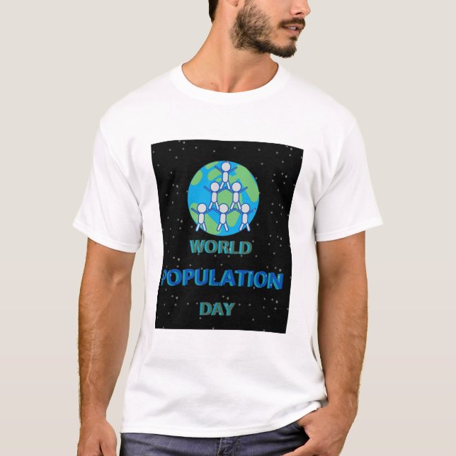 World Population Day Theme  T-Shirt (Front)