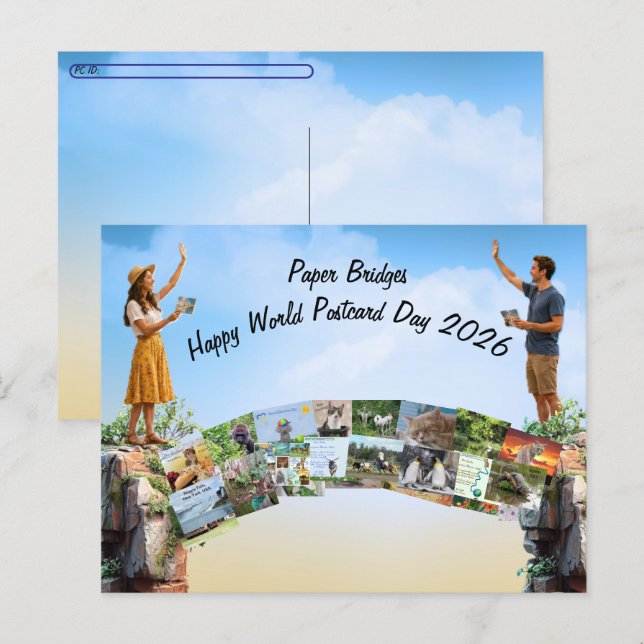 World Postcard Day - Designed for 2026 (Front/Back)