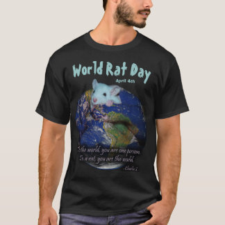 World Rat Day Shirt, version 2 T-Shirt