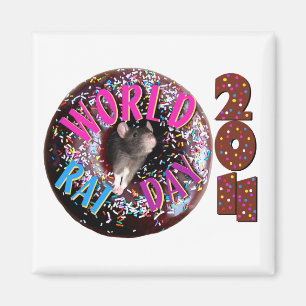 World Rat Day Sprinkles 2011 Magnet