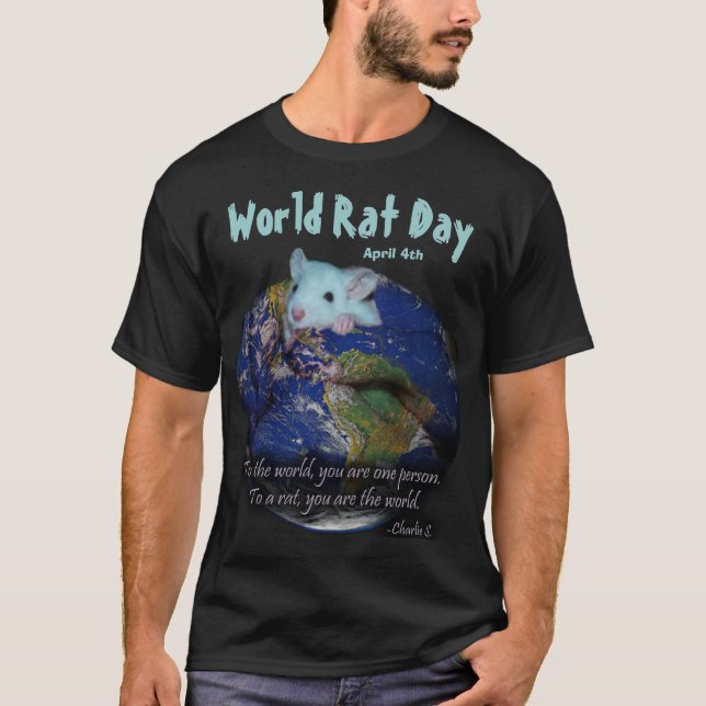World Rat Day T-Shirt (Front)